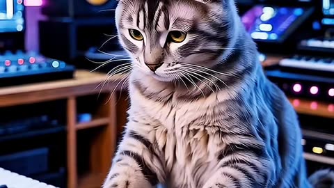 #tecladista #cat #ai #entretenimiento #cover #pet #diversion #animati