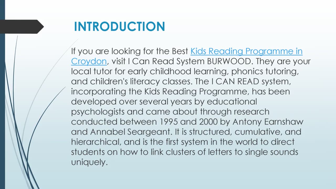 Best Kids Reading Programme in Croydon
