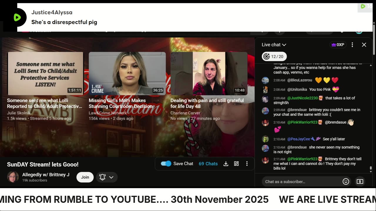 LAST DAY OF THE MONTH GRIFT FOR BRITTNEY J LIVE STREAM... JOIN IN THE CHAT AND CHILL..