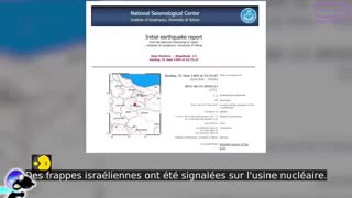 Israel frappe le site nucléaire Iranien de Fordow déclenchant un tremblement de terre