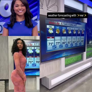 Meteorologist Shelbi Schauble is gaining widespread attention online.