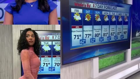 Meteorologist Shelbi Schauble is gaining widespread attention online.