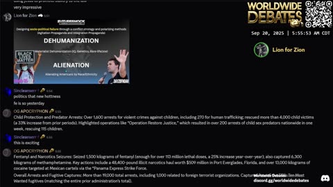 0075 WIDESTREAM - Worldwide Debates - YouTube/Twitch/Rumble