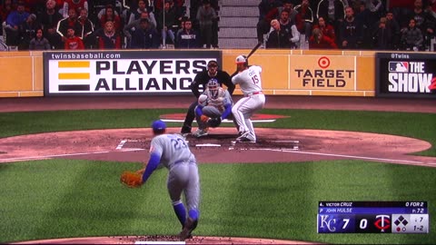 MLB The Show: Kansas City Royals vs Minnesota Twins (S24 ALDS G3)