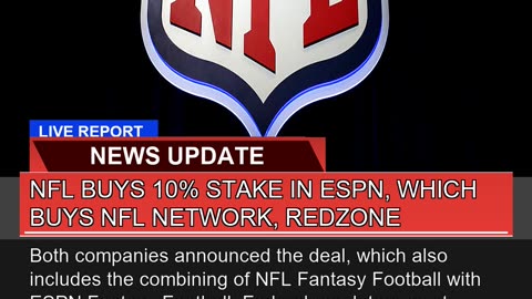 Nfl Buys Stake in Espn Which Buys Nfl Network
