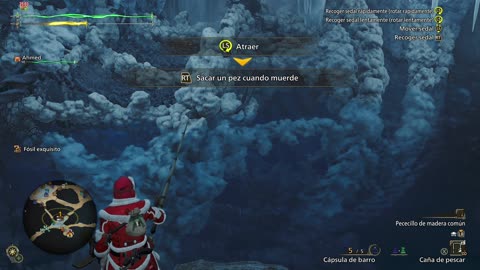 Monster Hunter Wilds - Pesca pre-navidad y conversando con el gato