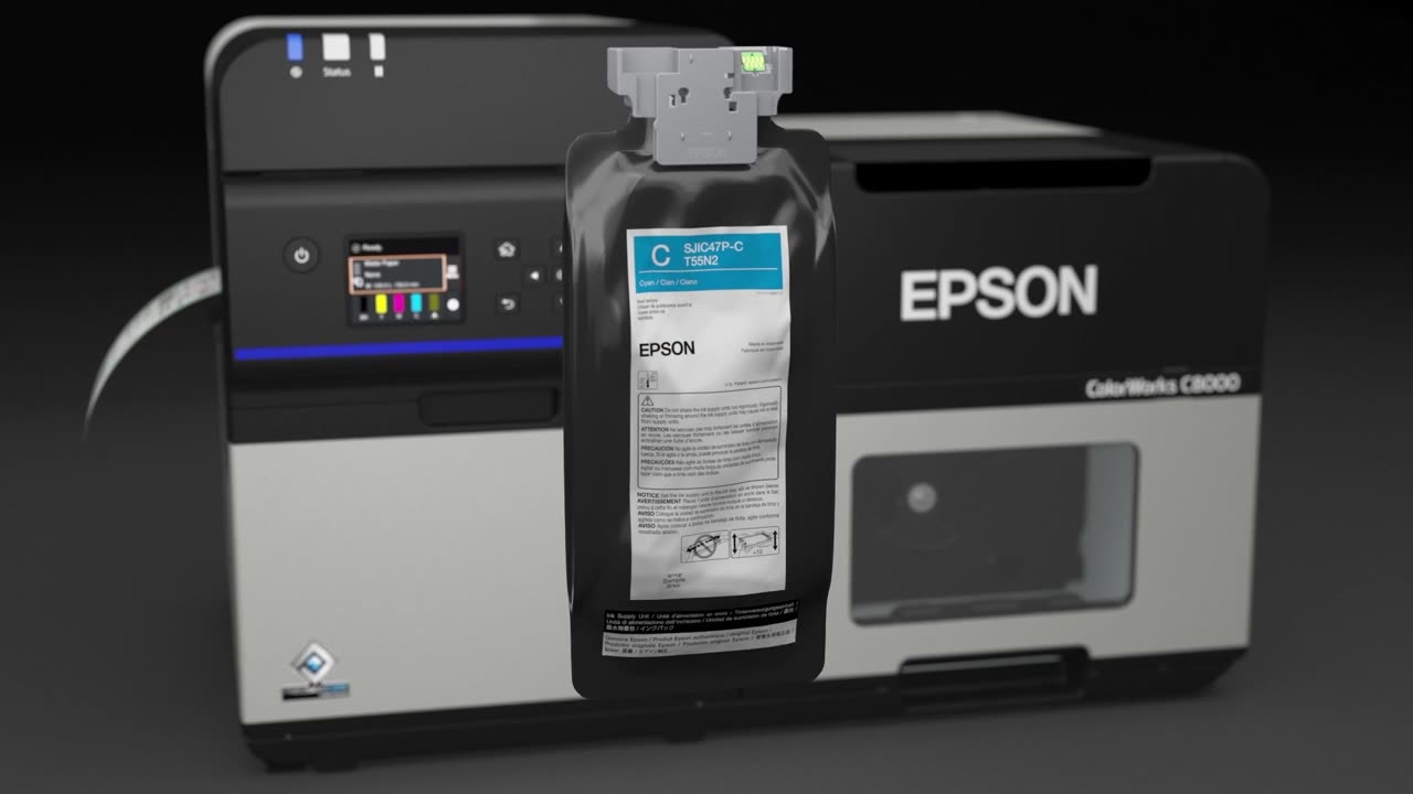 Epson C8000 Color Label Printer