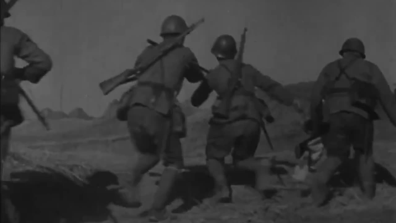 Reel showcasing the Chinese National Revolutionary Army in COMBAT with the Imperial Japanese Army