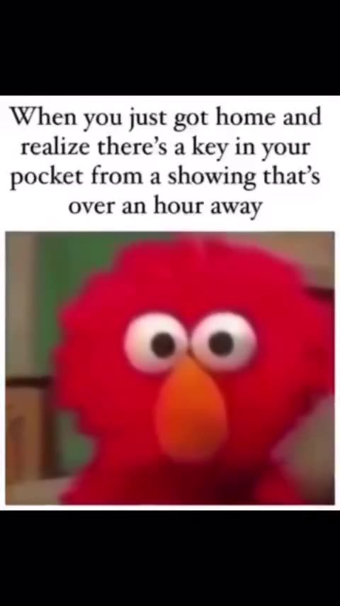 When you realize there's a key in your pocket...