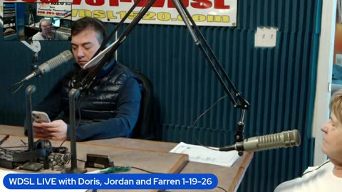 WDSL LIVE with Doris, Jordan and Farren 1-19-26