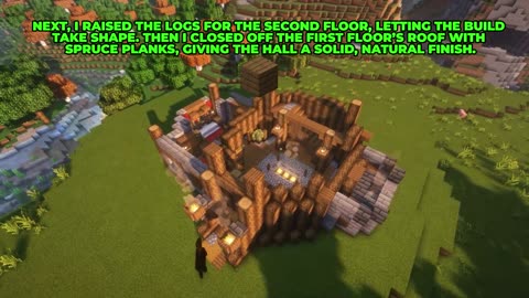 Minecraft Fantasy Tree Log House Build – FULL Interior + Farm Tutorial!