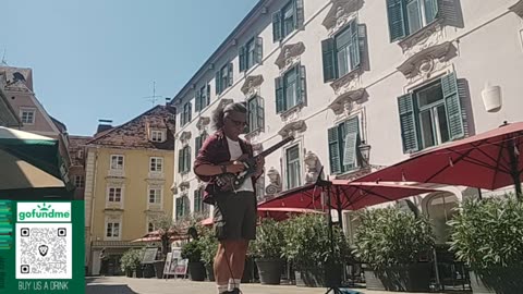 Jazz Nano Street Edition: Busking in Bath, England: 2025 Tour in UK