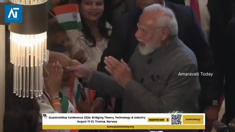 PM Modi Gets Grand Welcome in Jordan | First Bilateral Visit Marks 75 Years | Amaravati Today