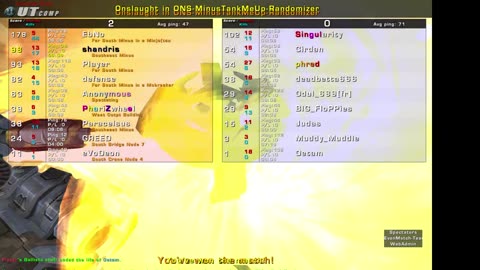 UT2004 Onslaught Online : ONS-MinusTankMeUp-Randomizer-V15 2025/12/28 fast match