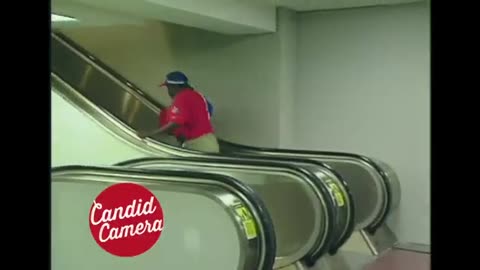 Candid Camera Classic_ Escalator Trap!