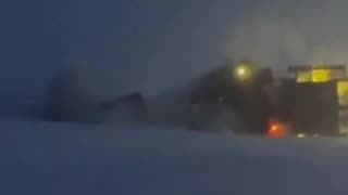 The largest drilling rig in the USA situated in Alaska and nicknamed “The Beast,” has collapsed