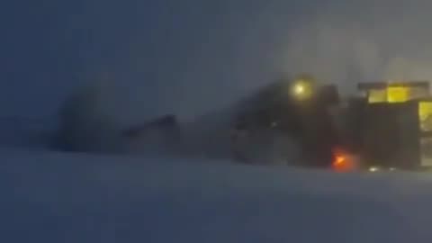 The largest drilling rig in the USA situated in Alaska and nicknamed “The Beast,” has collapsed