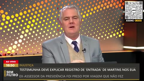 EXCLUSIVO: testemunha deve explicar registro de suposta entrada de Filipe Martins nos EUA