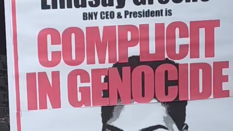 Brooklyn Navy Yard is "COMPLICIT IN GENOCIDE."
