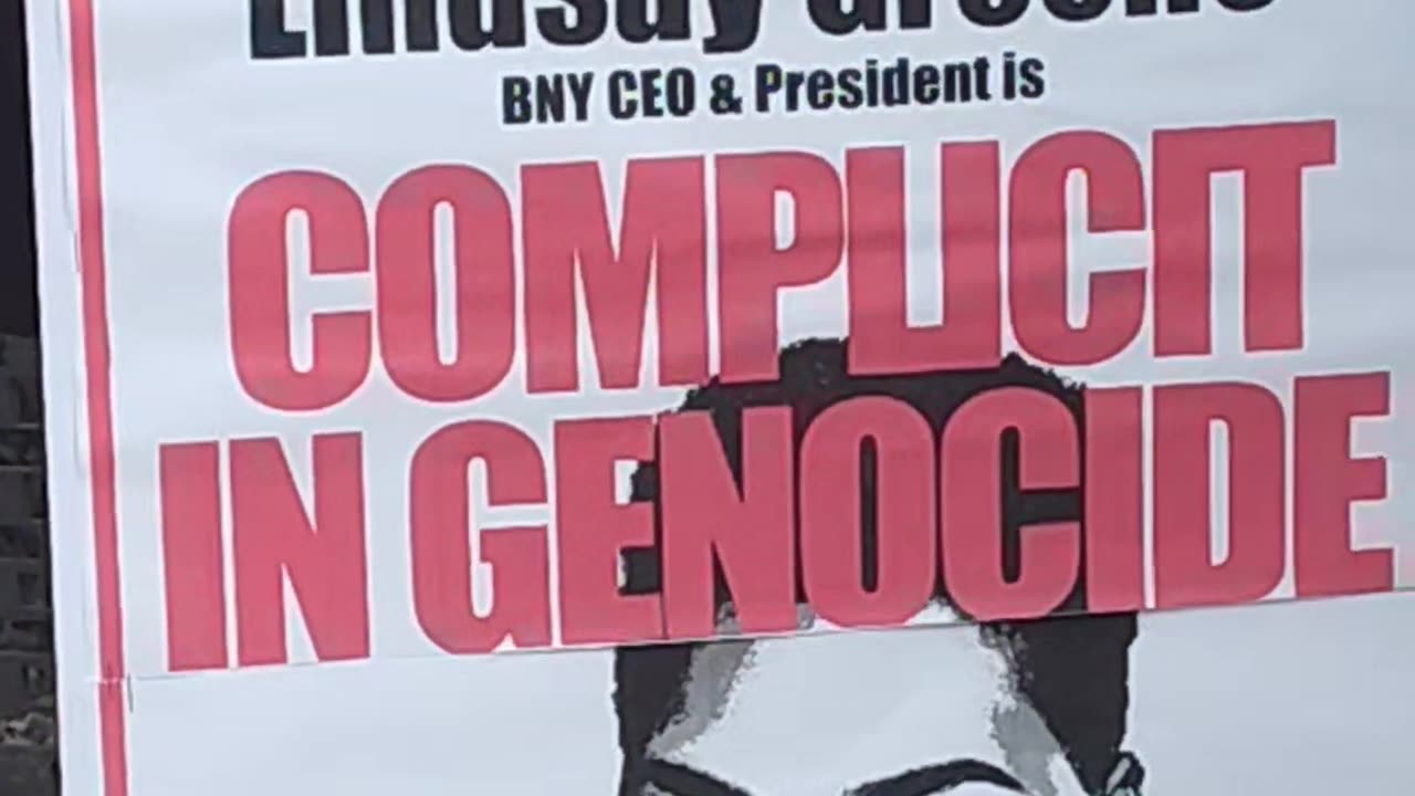 Brooklyn Navy Yard is "COMPLICIT IN GENOCIDE."