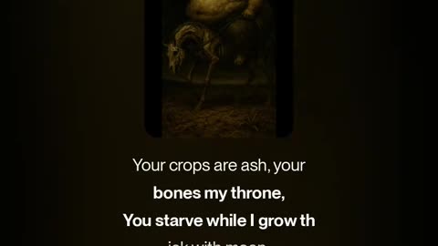 Horseman of FAMINE