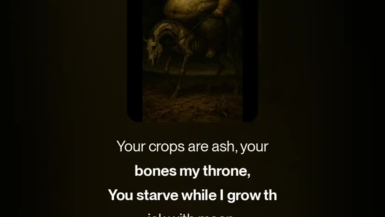 Horseman of FAMINE
