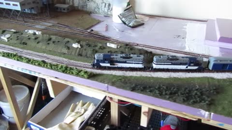 Vintage Penn Line train set (1962?)