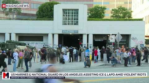 🇺🇸 US Marines & National Guard Boots on the Ground in Los Angeles assisting ICE & LAPD amid Violent Riots [LIVE]