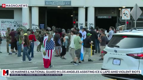 🇺🇸 US Marines & National Guard Boots on the Ground in Los Angeles assisting ICE & LAPD amid Violent Riots [LIVE]
