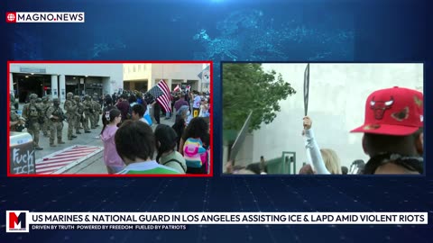 🇺🇸 US Marines & National Guard Boots on the Ground in Los Angeles assisting ICE & LAPD amid Violent Riots [LIVE]