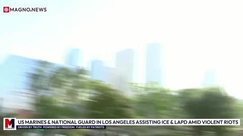 🇺🇸 US Marines & National Guard Boots on the Ground in Los Angeles assisting ICE & LAPD amid Violent Riots [LIVE]