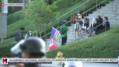 🇺🇸 US Marines & National Guard Boots on the Ground in Los Angeles assisting ICE & LAPD amid Violent Riots [LIVE]