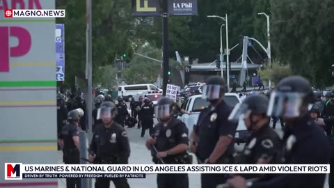 🇺🇸 US Marines & National Guard Boots on the Ground in Los Angeles assisting ICE & LAPD amid Violent Riots [LIVE]