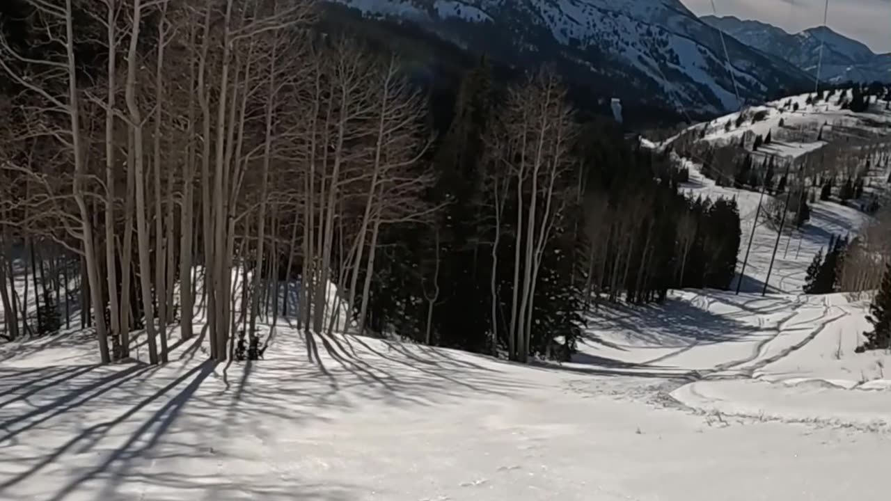 Splitboarding Guardsman Pass at Sunset