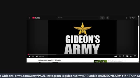 GIDEONS ARMY 6/10/25 @ 630 PM EST TUESDAY