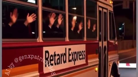 Retard Express 🤣 Trump takea out the Democrat garbage MEME 🤣😂