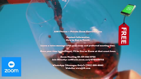 JJ10 FITNESS Exclusive Body & Fitness Experience Private Zoom