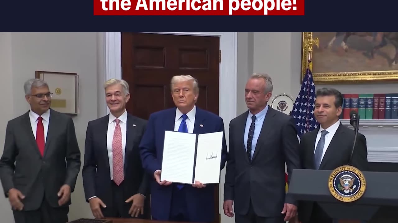 POTUS signed an EO which will deliver dramatically lower drug prices for the American people.