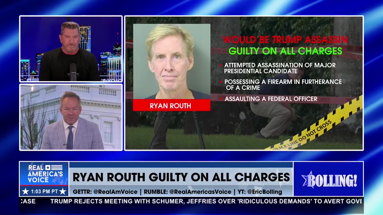 WOULD BE TRUMP ASSASSIN RYAN ROUTH FOUND GUILTY ON ALL CHARGES