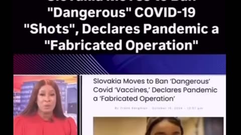 Slovakia Moves to Ban "Dangerous" COVID-19 "Shots", Declares Pandemic a "Fabricated Operation"