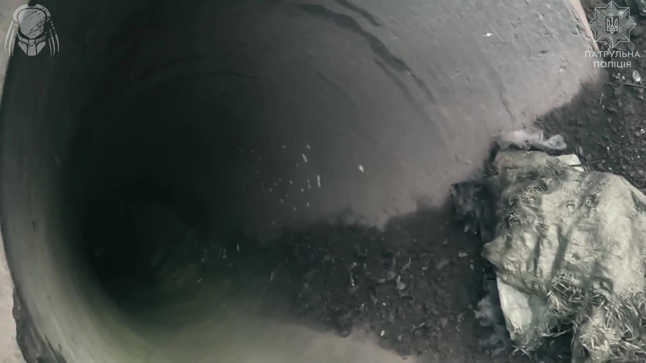 Russian Soldier Refuses Ukrainian Order to Exit Storm Drainpipe