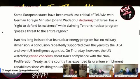The US ANTICIPATING Israeli Attack on Iran | AITA EP:112 @AngelJRivera08