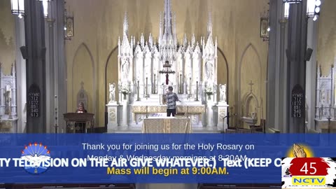 NCTV45 CATHOLIC MASS HOLY SPIRIT PARISH (ST MARYS) 9:00 AM WED MAY 14 2025