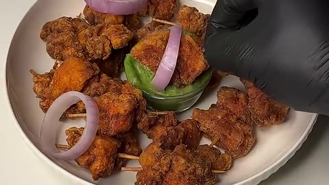 Crispy Chicken Kebab