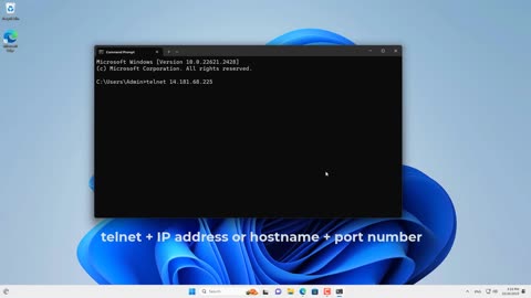 Check Port Open or Closed with only 1 command