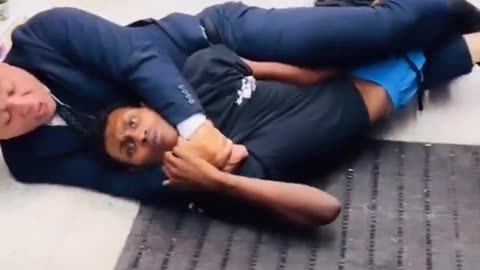 In UK usual suspect is caught for a theft but his friends free him and beat up