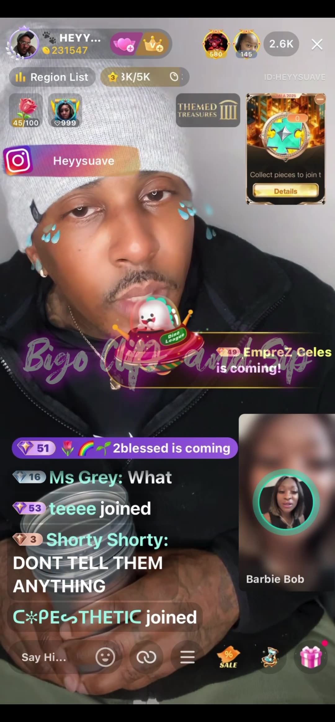 Lionel n CeCe talk after his big blow up on live 12/7/25 #bigoclipandsip