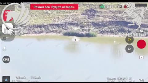 🌊🇷🇺 Ukraine Russia War | Russian Soldier Ambushed in River by Ukrainian Drones | RCF