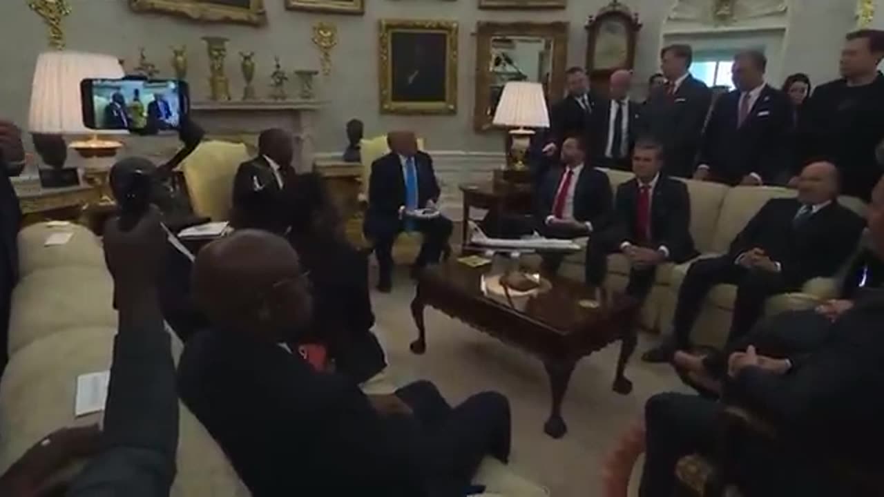 President Ramaphosa tries to say he will explain FOR the President why there is no Genocide