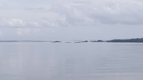 Stock Footage Marquette Bay Fog
